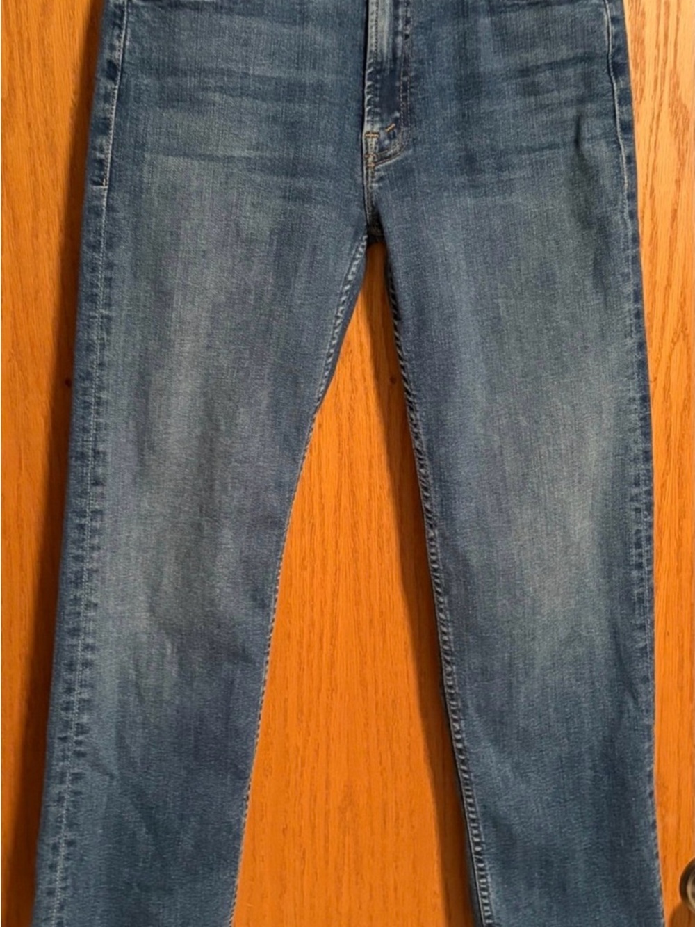 MOTHER Jeans. The Mid Rise Rider Flood Straight leg